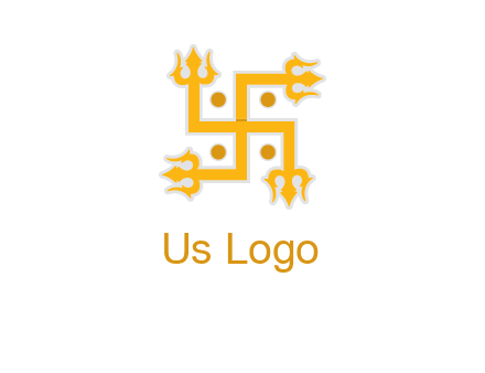 swastika Hinduism logo