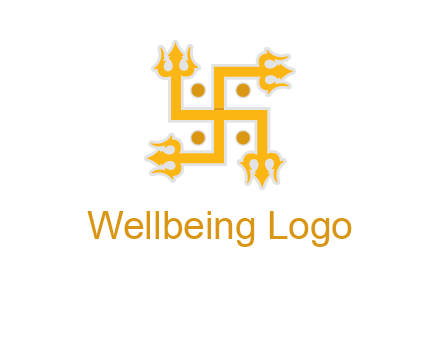 swastika Hinduism logo