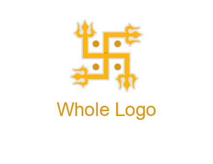 swastika Hinduism logo