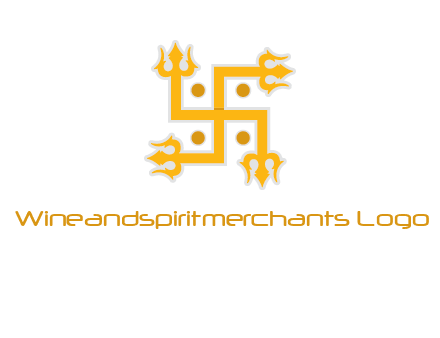 swastika Hinduism logo