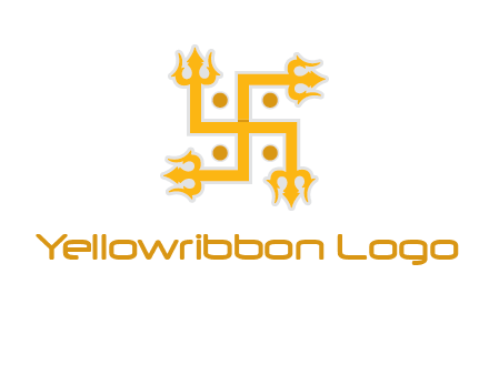 swastika Hinduism logo