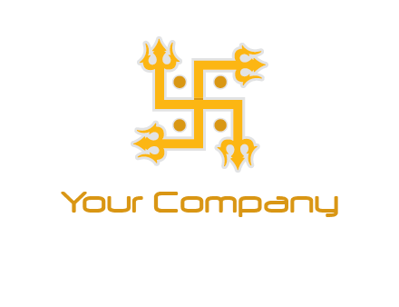 swastika Hinduism logo
