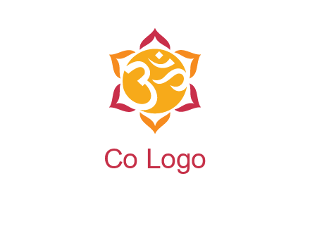 om religious logo
