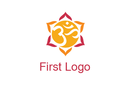 om religious logo