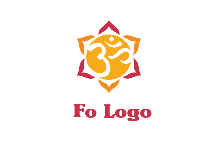 om religious logo