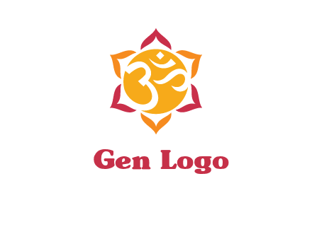 om religious logo