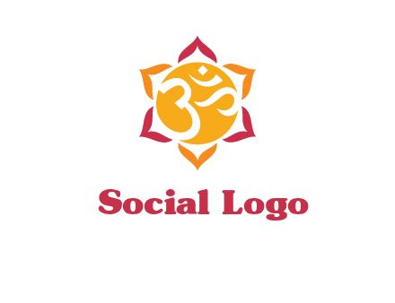 om religious logo