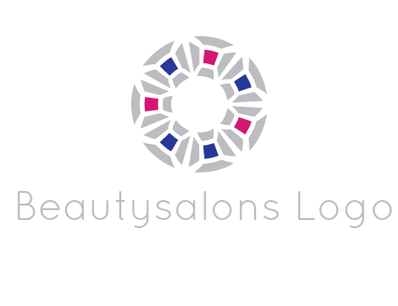doughnut logo made of gemstones
