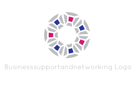 doughnut logo made of gemstones