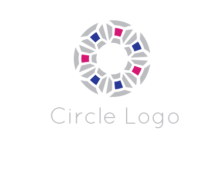 doughnut logo made of gemstones