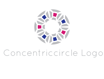 doughnut logo made of gemstones