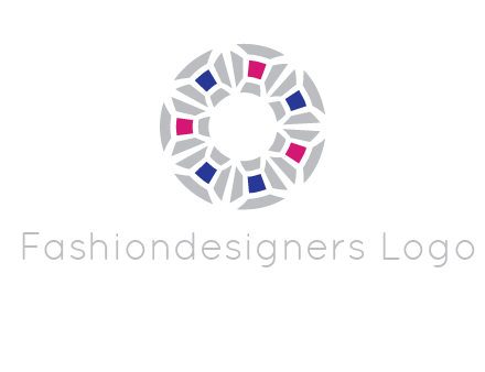 doughnut logo made of gemstones