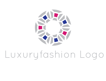 doughnut logo made of gemstones