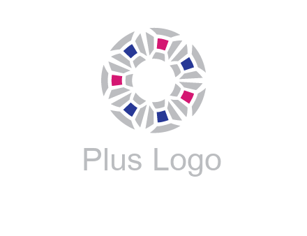 doughnut logo made of gemstones
