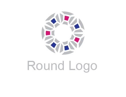 doughnut logo made of gemstones