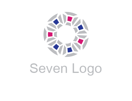 doughnut logo made of gemstones