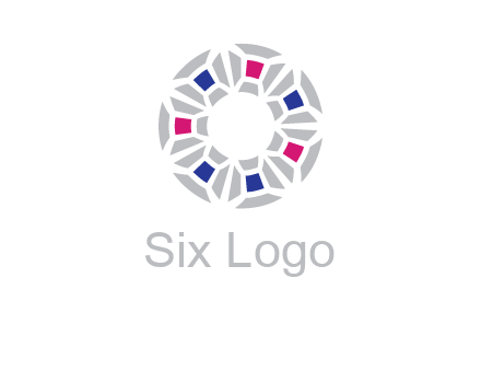 doughnut logo made of gemstones