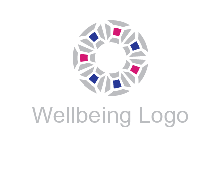 doughnut logo made of gemstones