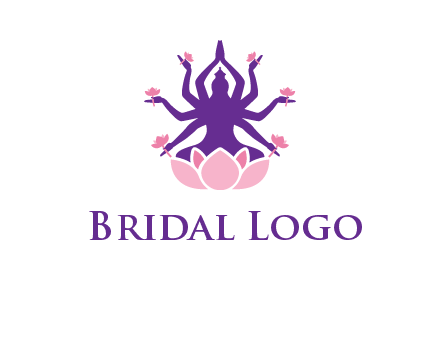 multi armed goddess logo