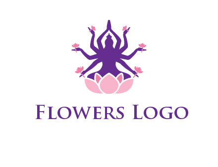 multi armed goddess logo