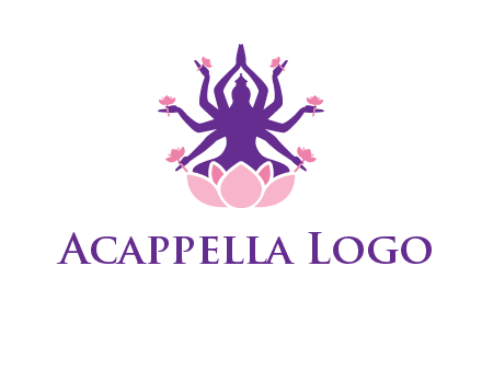 multi armed goddess logo