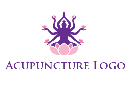 multi armed goddess logo