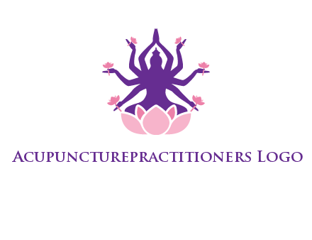 multi armed goddess logo