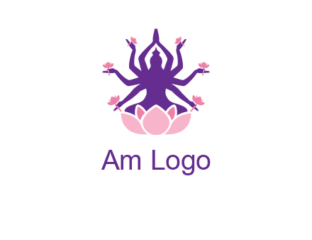 multi armed goddess logo