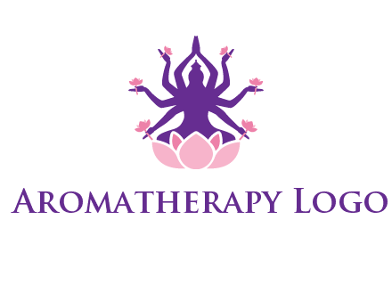 multi armed goddess logo