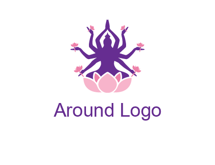 multi armed goddess logo