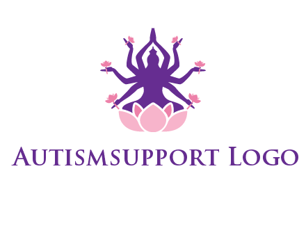 multi armed goddess logo