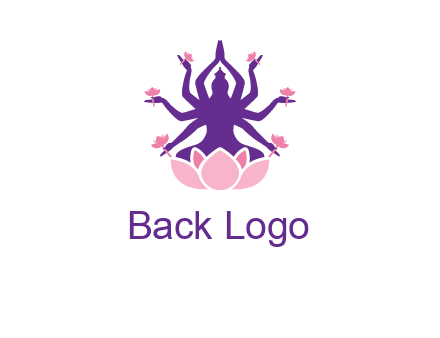 multi armed goddess logo