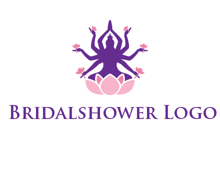 multi armed goddess logo