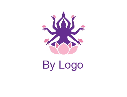 multi armed goddess logo