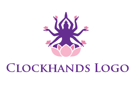 multi armed goddess logo