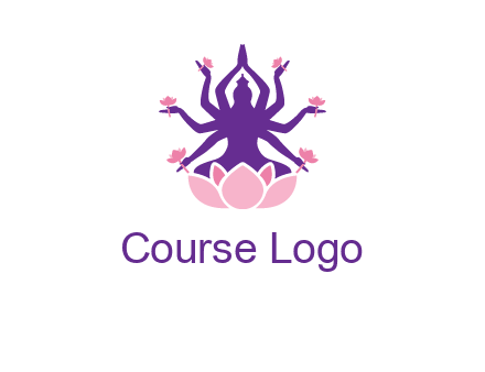 multi armed goddess logo