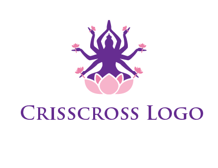 multi armed goddess logo