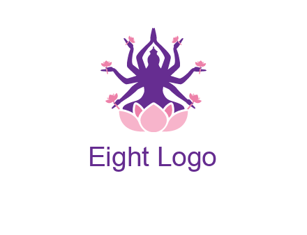 multi armed goddess logo