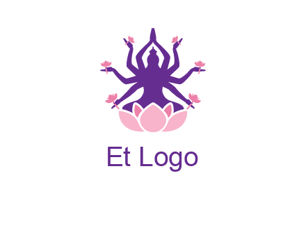 multi armed goddess logo