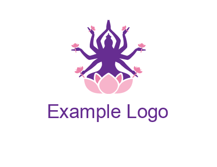 multi armed goddess logo