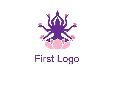 multi armed goddess logo