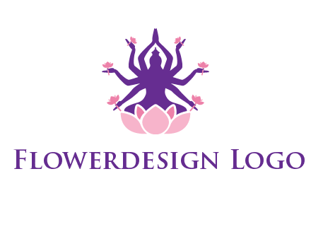multi armed goddess logo