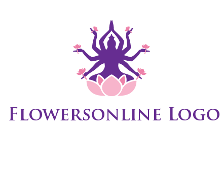 multi armed goddess logo