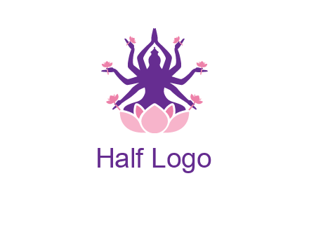 multi armed goddess logo