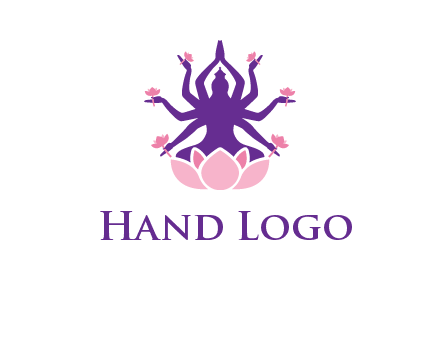 multi armed goddess logo