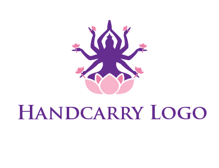 multi armed goddess logo