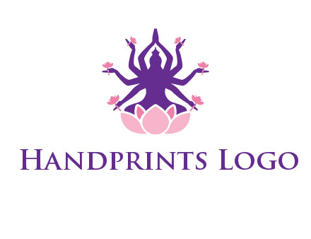 multi armed goddess logo
