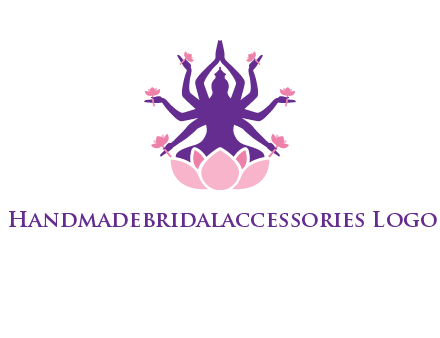 multi armed goddess logo