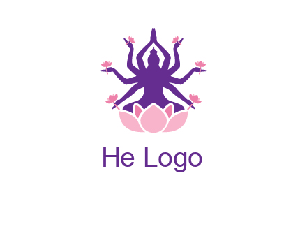 multi armed goddess logo