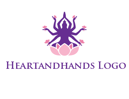 multi armed goddess logo